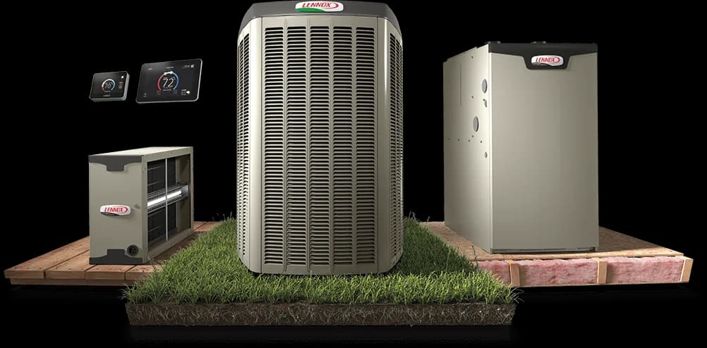 Lennox Ultimate Comfort System marketing image titled The Ultimate Side of Perfect Air