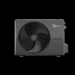 Midea EVOX G3 outdoor unit installed beside a home