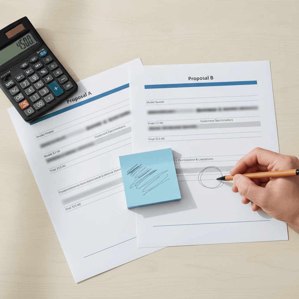 Heat Pump Bid Comparison Template: How to Compare Quotes
